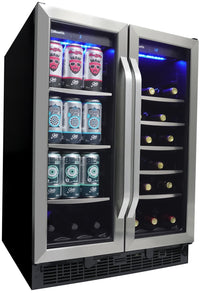 Silhouette Emmental 5.1 Cu. Ft. Dual Zone French-Door Beverage Centre - SBC051D1BSS | Refroidisseur à boissons Silhouette Emmental de 5,1 pi3 à portes françaises à 2 zones - SBC051D1BSS | SBC051DS