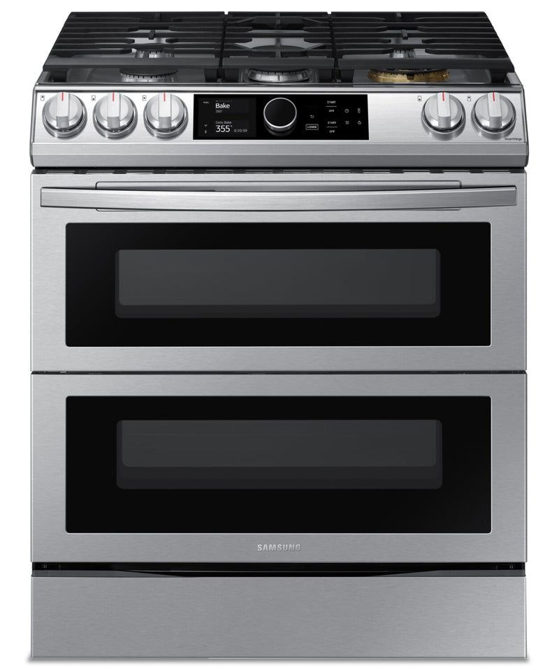 Samsung 6.5 Cu. Ft. Flex Duo™ Front-Control Dual Fuel Range - NY63T8751SS/AA | Cuisinière hybride Samsung de 6,5 pi3 à commandes à l'avant avec système Flex DuoMC - NY63T8751SS/AA | NY63T87S