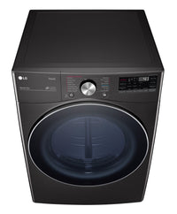 LG 7.4 Cu. Ft. Electric Dryer with AI Sensor Dry - DLEX4200B | Sécheuse électrique LG de 7,4 pi³ avec séchage par capteur IA - DLEX4200B | DLEX4200