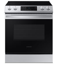 Samsung 6.3 Cu. Ft. Slide-In Electric Range with Wi-Fi Connect - NE63T8111SS/AC | Cuisinière électrique encastrée Samsung de 6,3 pi³ avec connectivité Wi-Fi – NE63T8111SS/AC | NE63T81S