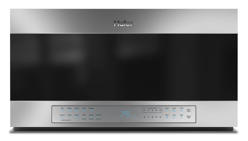 Haier 1.6 Cu. Ft. Over-the-Range Microwave - QVM7167RNCSS | Four à micro-ondes à hotte intégrée Haier de 1,6 pi³ - QVM7167RNCSS | QVM7167S
