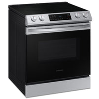 Samsung 6.3 Cu. Ft. Slide-In Electric Range with Wi-Fi Connect - NE63T8111SS/AC | Cuisinière électrique encastrée Samsung de 6,3 pi³ avec connectivité Wi-Fi – NE63T8111SS/AC | NE63T81S