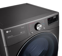 LG 7.4 Cu. Ft. Electric Dryer with AI Sensor Dry - DLEX4200B | Sécheuse électrique LG de 7,4 pi³ avec séchage par capteur IA - DLEX4200B | DLEX4200