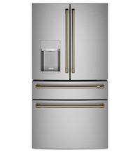 Café 4-Piece Brushed Bronze Handle Kit for French-Door Refrigerator - CXQB4H4PNBZ | Trousse de poignées Café 4 pièces bronze brossé pour réfrigérateur à portes françaises - CXQB4H4PNBZ | CXQB4HBZ