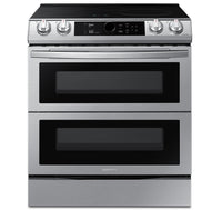 Samsung 6.3 Cu. Ft. Front Control Induction Range with Double Oven - NE63T8951SS/AC | Cuisinière Samsung de 6,3 pi³ à induction avec four double et commandes à l’avant – NE63T8951SS/AC | NE63T895