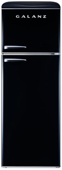 Galanz 12 Cu. Ft. Top-Freezer Retro Refrigerator GLR12TBKEFR | Réfrigérateur rétro Galanz de 12 pi3 à congélateur supérieur - GLR12TBKEFR | GLR12TBK