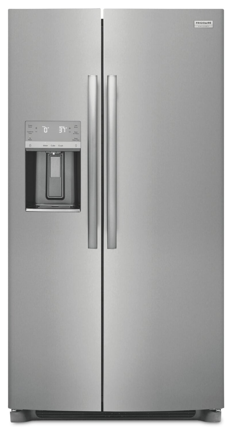 Frigidaire 25.6 Cu. Ft. Side-by-Side Refrigerator - GRSS2652AF | Réfrigérateur Frigidaire de 25,6 pi³ à compartiments juxtaposés - GRSS2652AF | GRSS265F