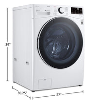 LG 5.2 Cu. Ft. Front-Load Washer with AI and Wi-Fi - WM3600HWA | Laveuse LG à chargement frontal de 5,2 pi³ avec technologie IA et Wi-Fi intégré - WM3600HWA | WM3600HW