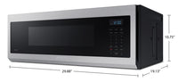 Samsung 1.1 Cu. Ft. Low-Profile Over-the-Range Microwave ME11A7510DS/AC | Four à micro-ondes à hotte intégrée à profil bas Samsung de 1,1 pi³ - ME11A7510DS/AC | ME11A75S