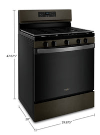 Whirlpool 5 Cu. Ft. Gas Range with 5-in-1 Air Fry Oven - WFG550S0LV | Cuisinière à gaz Whirlpool de 5 pi3 avec four 5 en 1 à friture à air - WFG550S0LV | WFG550SV