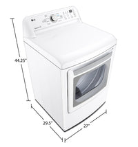 LG 7.3 Cu. Ft. Electric Dryer - DLE7150W | Sécheuse électrique LG de 7,3 pi³ – DLE7150W | DLE7150W