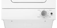 Whirlpool 1.8 Cu.Ft Electric Stacked Laundry with Impeller and Soft-Close Glass Lid Centre Controls- YWET4024HW|Laveuse/sécheuse électriques superposées Whirlpool de 1,8 pi3 - YWET4024HW|YWET424H