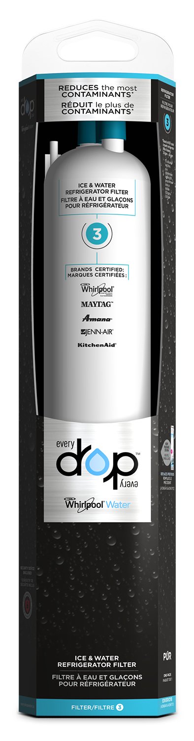 Whirlpool Everydrop™ Ice & Water Refrigerator Filter 3|Filtre à eau et à glaçons Whirlpool EveryDropMC no 3 pour réfrigérateur|EDR3RXD1